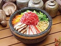 채끝살육회비빔밥