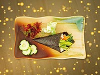 야채손말이김밥